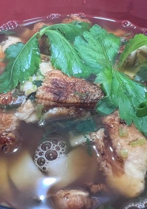 焼きあなごのきしめん-レシピのメイン写真