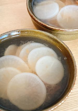 便秘解消☆簡単白だしの梅流し-レシピのメイン写真