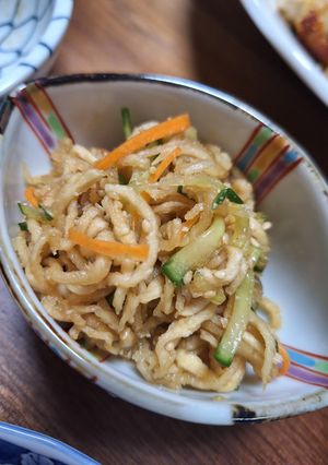 切り干し大根ときゅうりの胡麻酢和え♪-レシピのメイン写真