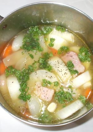 大根・ベーコンの野菜スープ♪簡単ポトフ-レシピのメイン写真