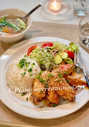 タイ風手羽先の甘辛焼き-レシピのメイン写真