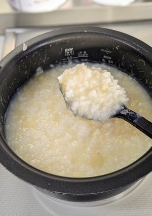 炊飯器で離乳食作り。じゃがいもの8倍粥-レシピのメイン写真