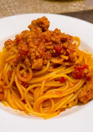 洋食屋さん風ミートソーススパゲッティ-レシピのメイン写真