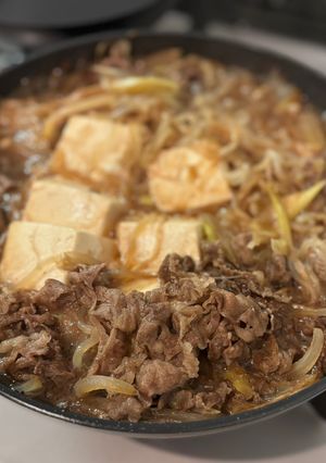 フライパンで肉豆腐-レシピのメイン写真
