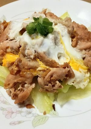 豚こま卵キャベツ-レシピのメイン写真