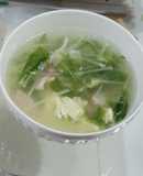 水菜とベーコンのコク深スープ