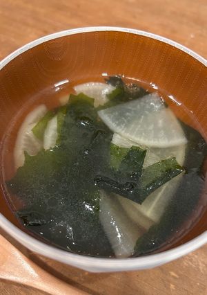 大根とわかめの中華スープ-レシピのメイン写真