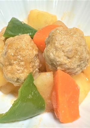 【離乳食 完了期】肉団子の酢豚風-レシピのメイン写真