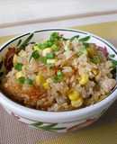 我が家の鶏肉入りとうもろこしご飯