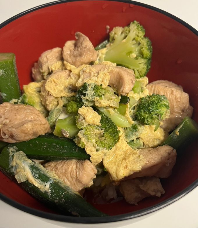 親子丼風減量(ダイエット)飯【昼】-レシピのメイン写真