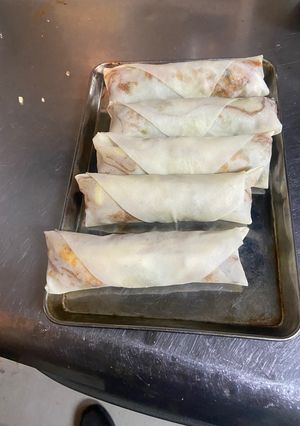 チャプチェとチーズの春巻き-レシピのメイン写真