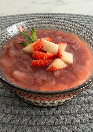 簡単！苺のパンナコッタ🍓-レシピのメイン写真
