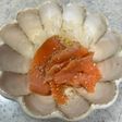 新玉ねぎとスモークサーモンのマリネ