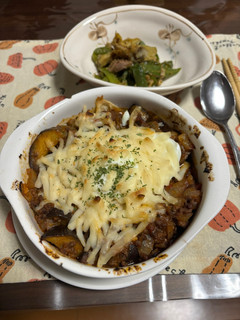 ナスと卵のミート焼き-レシピのメイン写真