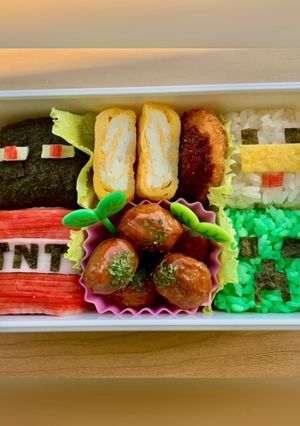 キャラ弁⛏️マインクラフト！⚔️-レシピのメイン写真