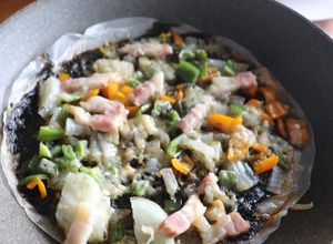 焼くまで10分！簡単ライスペーパーピザ-レシピのメイン写真