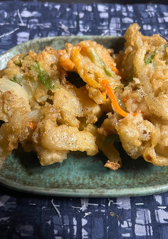 そば粉のかき揚げ天ぷら-レシピのメイン写真