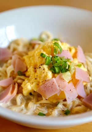 即席麺たまごクリーム☆-レシピのメイン写真