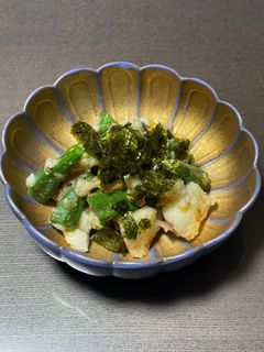 オクラと長芋のわさび麺つゆ和え♪-レシピのメイン写真