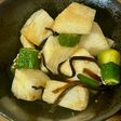 長芋とオクラの塩昆布和え