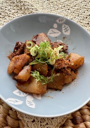 牛肉と大根とこんにゃくのぼっかけ風-レシピのメイン写真