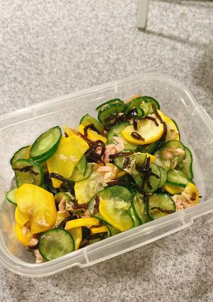 夏野菜の塩昆布和え-レシピのメイン写真