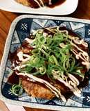 お好み焼き風ハンバーグ