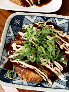 お好み焼き風ハンバーグ-レシピのメイン写真