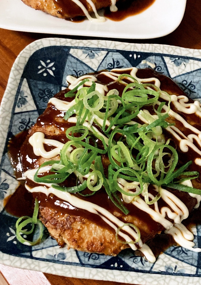 お好み焼き風ハンバーグ-レシピのメイン写真