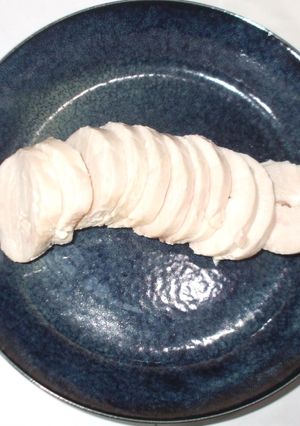 鶏ハム♪簡単レシピ材料1つ鶏むね肉-レシピのメイン写真