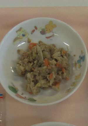 ☆保育園給食☆ひき肉サラダ-レシピのメイン写真