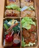 中3女子弁当アスメシ③肉巻きおにぎり