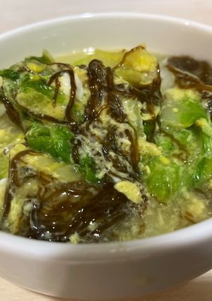白菜ともずくの中華煮-レシピのメイン写真