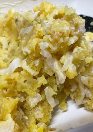 混ぜご飯にも使える・焼き芋たくあんポテトサラダ-レシピのメイン写真