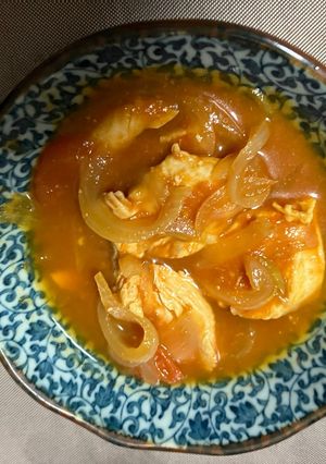 脂質を抑えた料理　　　　　鶏胸肉の煮物-レシピのメイン写真