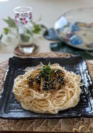 無限ににいけるビビン明太うどん-レシピのメイン写真