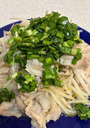豚もやしニラポン-レシピのメイン写真