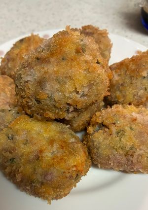 豚こまで作る!大葉たっぷりのとんかつ-レシピのメイン写真