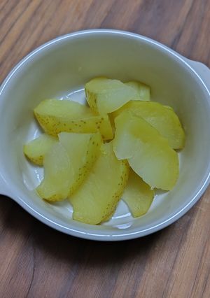 レンジで簡単🍎りんごのコンポート-レシピのメイン写真