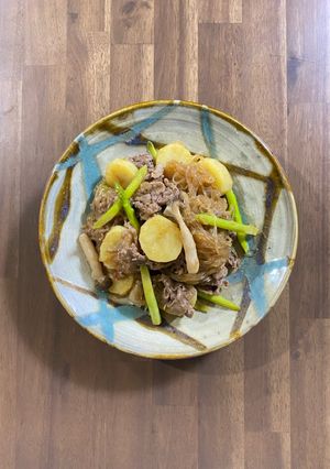 牛肉と春雨の炒め物-レシピのメイン写真