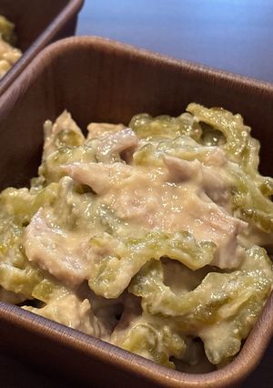 ゴーヤと蒸し豚の酒粕シチュー風-レシピのメイン写真