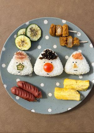 かわいいおにぎりワンプレート-レシピのメイン写真