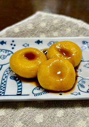 かぼちゃ煮リメイク白玉-レシピのメイン写真