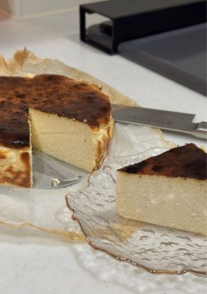 低脂質！バスクチーズケーキ-レシピのメイン写真