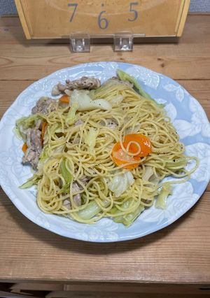 超簡単！スライス野菜の和風パスタ-レシピのメイン写真