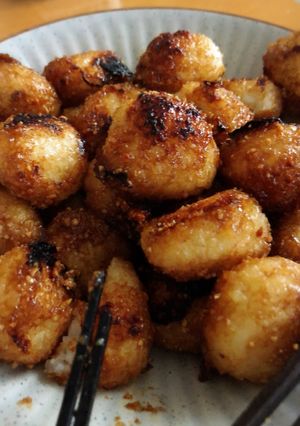 五平餅と五平餅のタレ　くるみ味噌-レシピのメイン写真