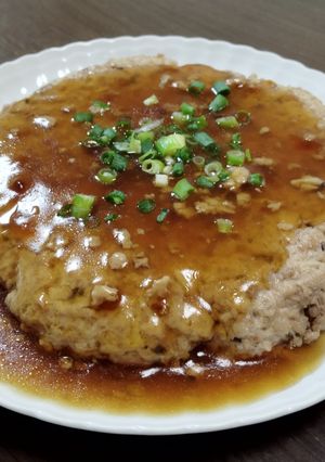 豚ひき肉のBig豆腐ハンバーグ-レシピのメイン写真