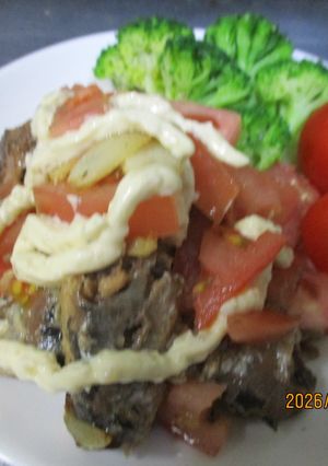 味付けイワシとトマトのタルタルソース和え-レシピのメイン写真