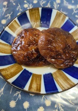 肉厚どんこの含め煮（ご馳走仕立て）-レシピのメイン写真