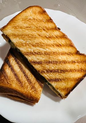 【※】肉みそホットサンド 簡単で美味しい-レシピのメイン写真